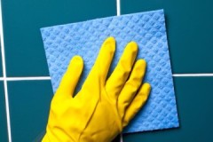 Chic, shine, beauty, or how to clean your bathroom tiles from plaque and dirt