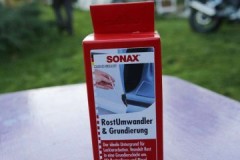 Examen du convertisseur de rouille Sonax: caractéristiques, avantages et inconvénients, coût