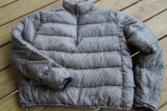 How to straighten the down in a down jacket or jacket if it rolls up after washing?