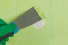 Rekommendationer om hur man tar bort akryl, olja, vattenbaserad färg från betongväggar