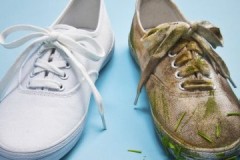 Bra råd och instruktioner om hur man tvättar vita sneakers